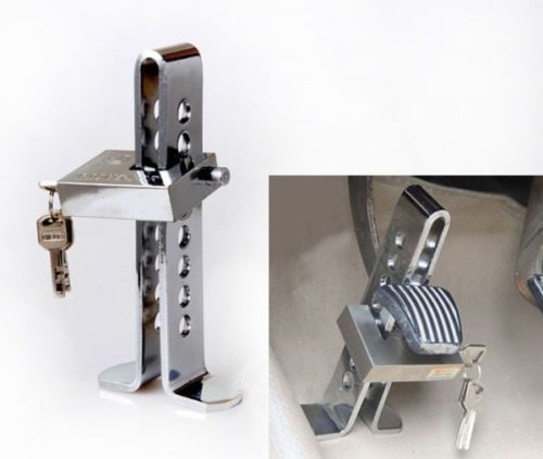 Stainless steel clutch lock car brake lock auto anti-theft security solid device