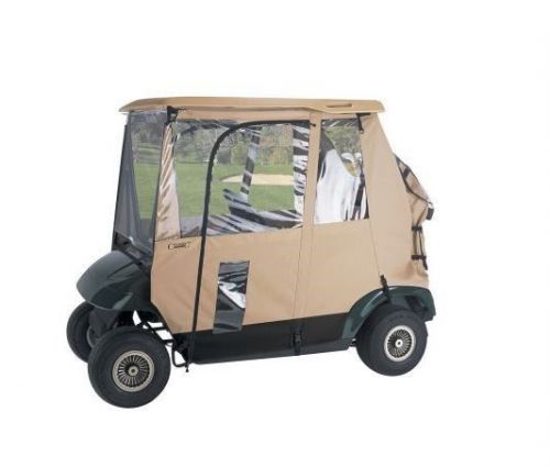 Fairway deluxe 3-sided golf cart enclosure fits 2 two person golf car ez go