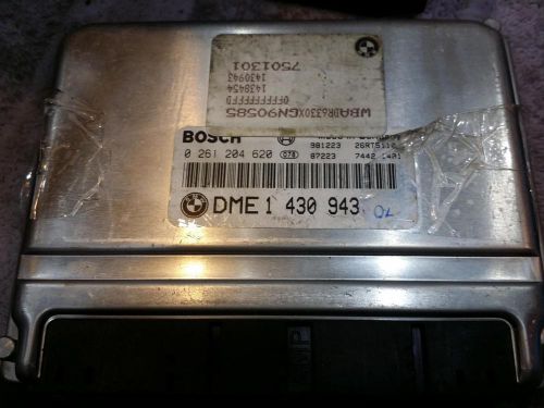 Bmw bmw 540i engine brain box electronic control module; (me7.2), at, sdn 99 0