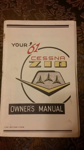 Cessna 210a owners manual