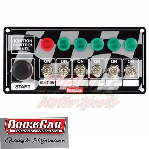 Purchase QuickCar Ignition Switch Panel W/6 Toggles/ 1 Push ButtonW