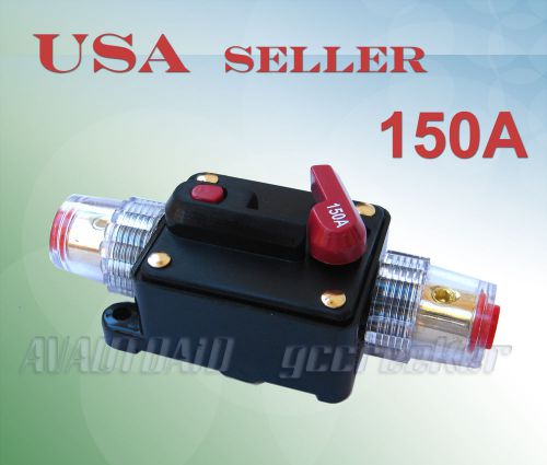 150a car audio inline circuit breaker fuse for 12v system protection