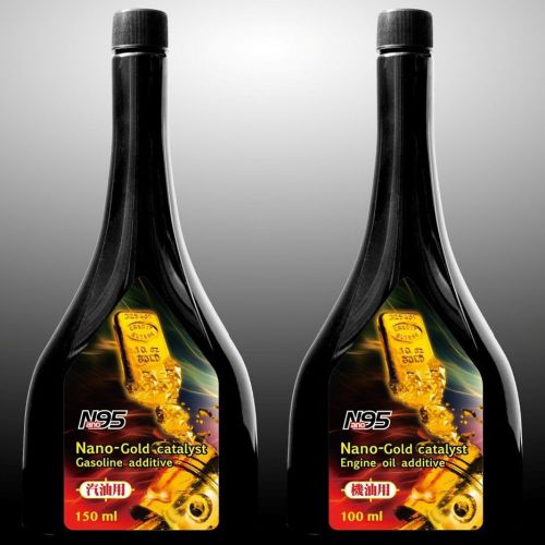 Nano-gold catalyst gasoline and engine oil additive fuel-save co hc nox pm2.5