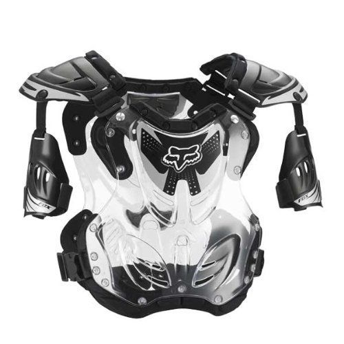 Fox racing fox r3 roost deflector black lg 155-210+ lb/5'8"-6'2"