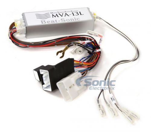 Beat-sonic aftermarket stereo installation kit for 2005-09 lexus sc430 vehicles