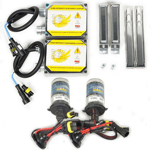 Am01 55w car xenon hid hi low bulb ballast light h13-2-8000k set brand new