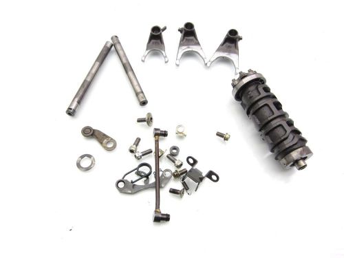 Mtd 00 01 02 zx-600 zx600 zx6 transmission shifter fork gear &amp; drum