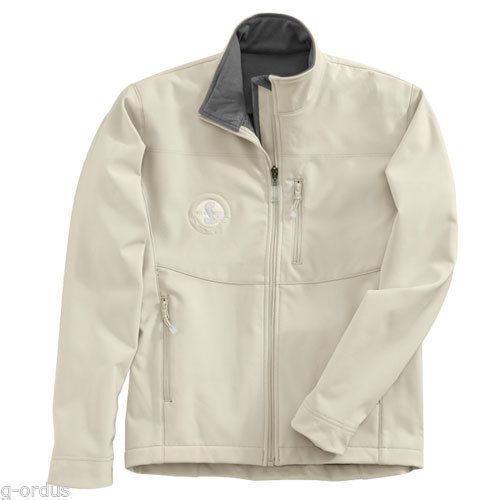 Women's ford mustang shelby gt500 soft shell beige small jacket retail $125!!