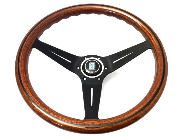 NARDI DEEP CORN WOOD / BLACK SPOKES 35 + HUB FOR Alfa Romeo Spider 1966-1982, US $395.00, image 3