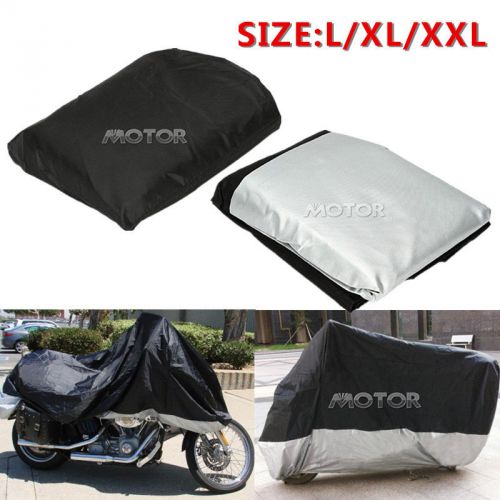 Motorcycle cover waterproof outdoor indoor motorbike protection size l xl xxl