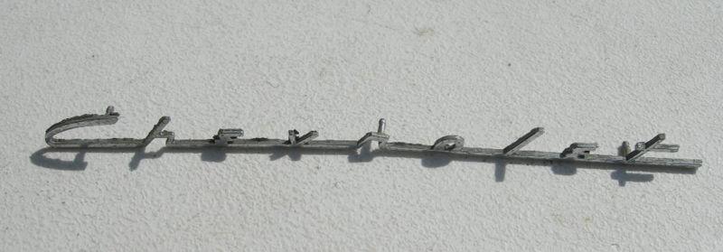 1955 1956 CHEVY DASH SPEAKER BEZEL AND CLOCK ASSEMBLY WITH CHEVROLET EMBLEM , US $75.00, image 4