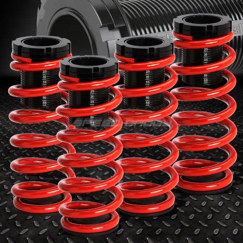 1-3" adjustable coilover suspension lowering spring for 85-98 vw golf/jetta red