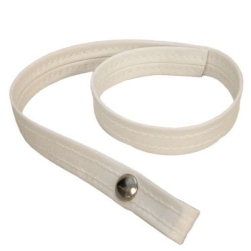 Tracker marine oem fishing boat 23 5/8" x 3/4" ivory vinyl seat strap