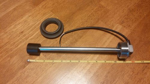 Fuel gas gauge sender wema kus 11" s5u11 diesel gas water stainless 1.5npt