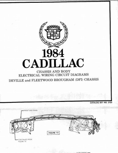 1984 cadillac electrical circuit diagrams