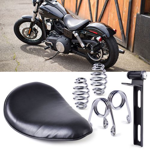 2pcs solo spring&amp;seat&amp;bracket mounting fit custom motorcycle harley chopper
