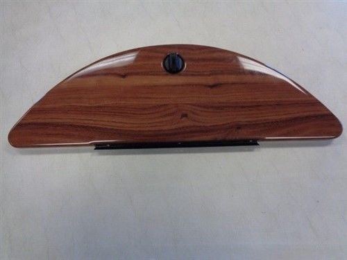 Locking glove box door with (2) keys 22" x 7" woodgrain marine boat