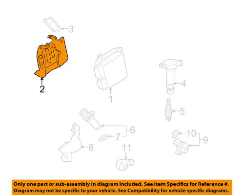 Mitsubishi oem 08-15 lancer 2.0l-l4 ignition system-mount bracket 1862a410