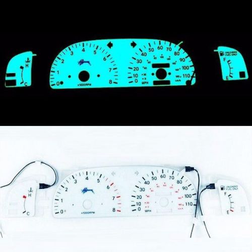 Purchase INDIGLO GLOW GAUGE DASH WHITE FACE EL CLUSTER FOR Toyota