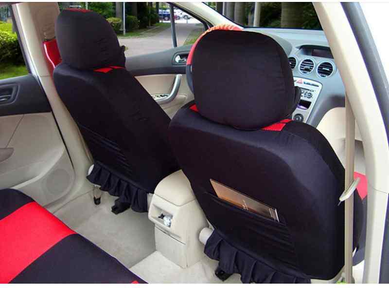 Fashion lovely Chinese manual embroidery cartoon mickey pattern car seat cover, US $60.00, image 5