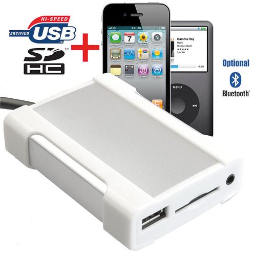 Xcarlink usb ipod aux-in music interface für vw mit quadlock 12-pin rns rcd mfd