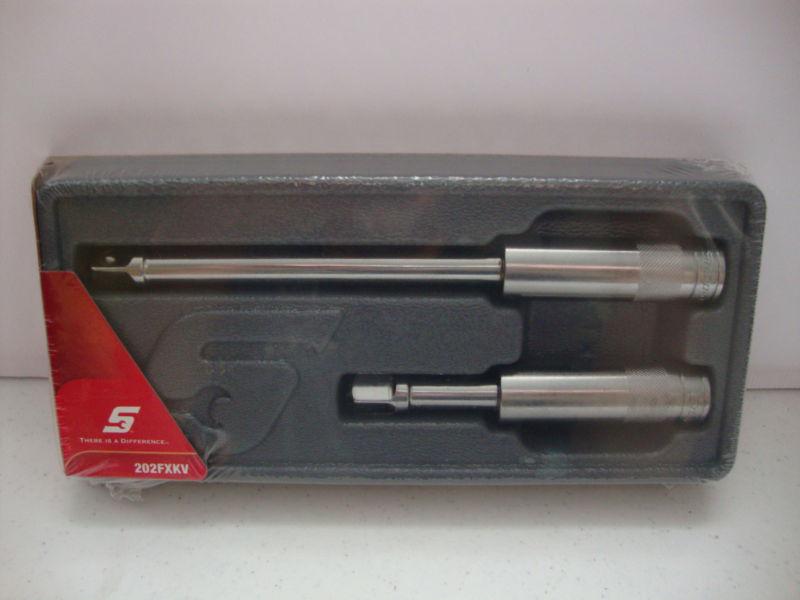 Brand new snap on tools 2 pc 3/8" drive variable length extension set 202fxkv