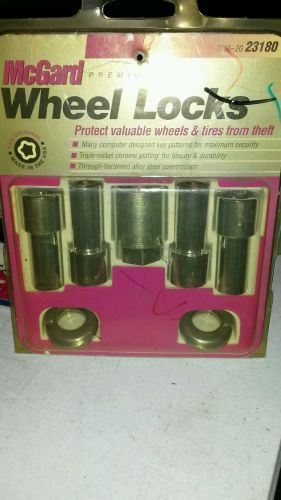 Mcgard 23180 locking lug nuts - chromeextra-long 1.365" shank7/16-20 thr