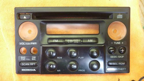 98-02 honda accord radio cd player face plate panel 39101-s82-a220