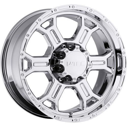 16x8 chrome v-tec raptor  5x4.75 +0 wheels toyo open country at ii lt245/75r16