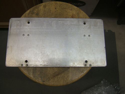Alfa romeo spider rear license plate panel/bracket