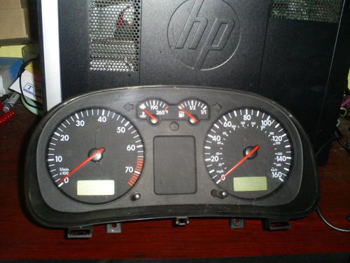 Volkswagen jetta speedometer cluster; (cluster), sw, w/o multifunction display