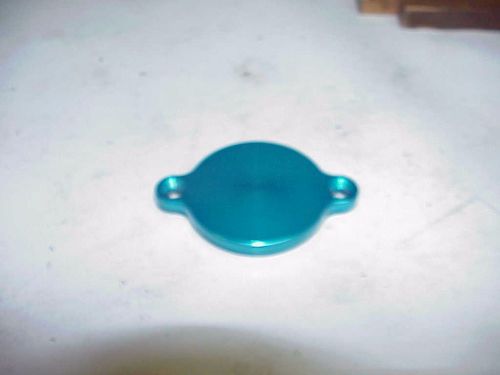 Billet aluminum rear camshaft cover for sb 2.2 bowtie block nascar arca c1