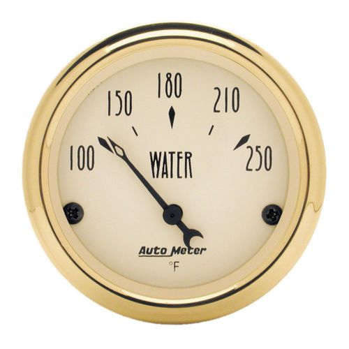 Auto meter 1538 golden oldies; water temperature gauge
