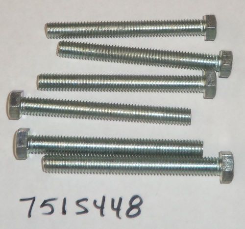 Polaris pure oem nos snowmobile 3/8-16 x 3-1/2" hex tap bolt grade 5 steel zinc 