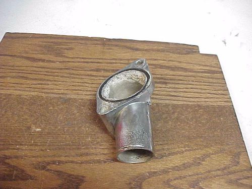 Chrome chevy gm water neck thermostat housing c8 ratrod streetrod