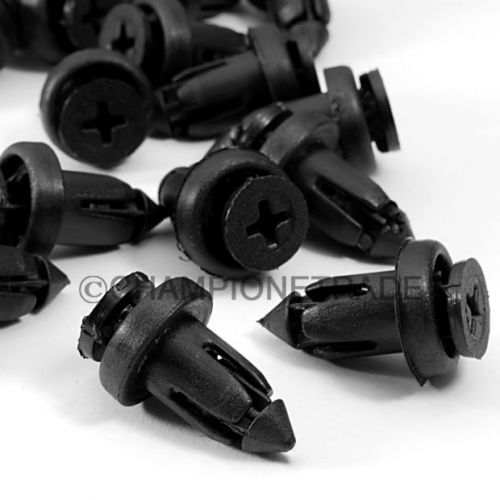 Purchase Black Nylon 40Pcs Push Bumper Cover Clips for Toyota Camry