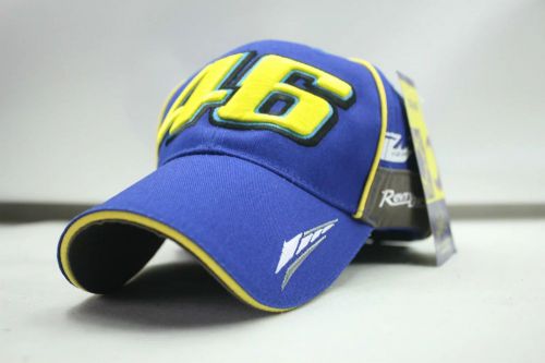 2016 racing valentino rossi the doctor 46 moto gp baseball hat peaked cap blue