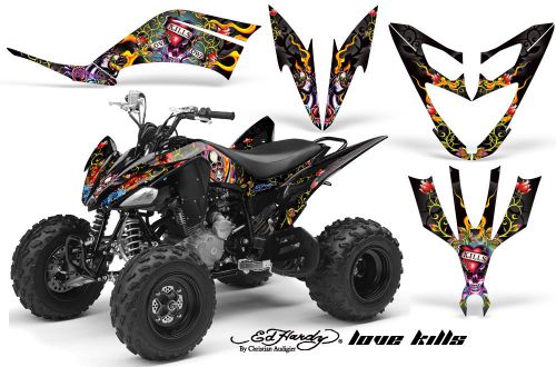 Yamaha raptor 250 amr racing graphics sticker raptor250 kit quad atv decals edlk