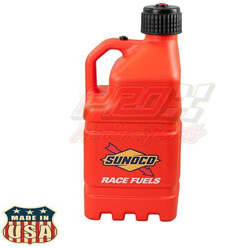 Orange sunoco race fuels 5 gal multi  fuel jugs/ jerry can   r7100or