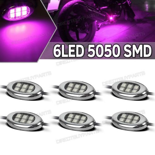 Motorcycle pink led light kit 36led custom led neon light pod kit hot sale