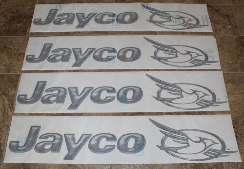 4 jayco decals logos with bird legend white hawk jay flight feather trailer rv