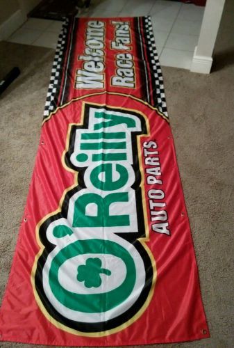 Oreilly auto parts welcome race fans! large / oversized banner