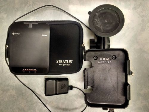 Stratus 1 ads-b receiver and ram suction mount
