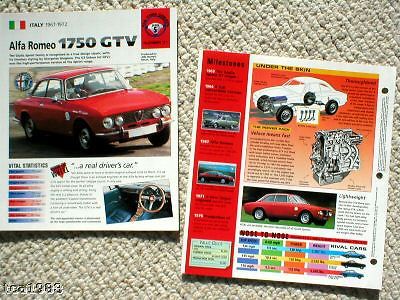1970&#039;s alfa romeo brochures imp collection: gtv,montreal,