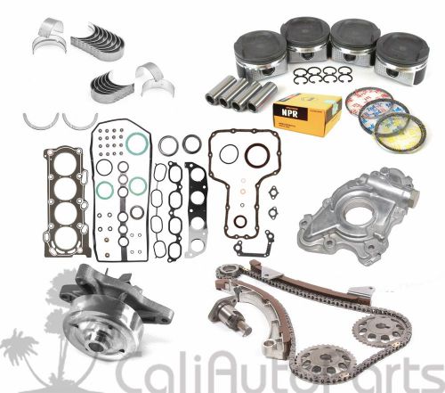 00-08 toyota celica matrix 1.8l 1zzfe dohc overhaul engine rebuild kit *graphite
