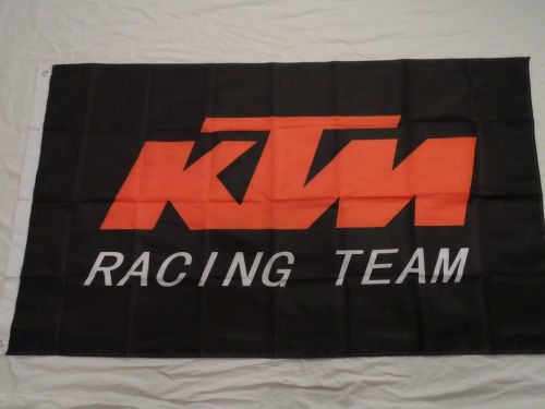 Ktm racing 3 x 5 polyester banner flag man cave motocross!!!