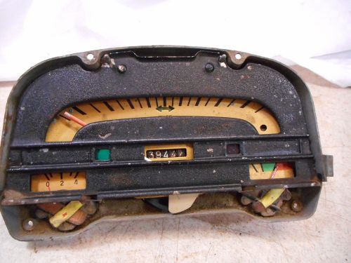 Jaeger dash panel cluster, oct 1963, european car, small, 12v, speedometer odom
