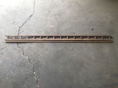 1977 catalina 27 storage shelf teak rail - port -