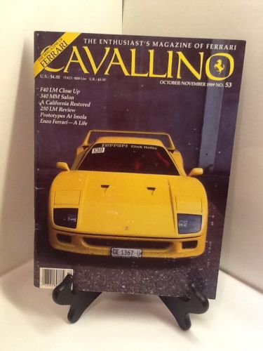 Cavallino ferrari magazine - no. 53 oct / nov 1989