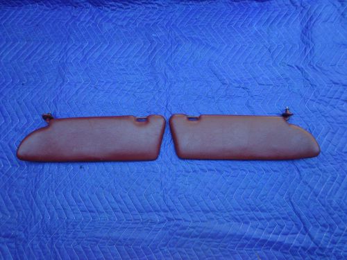 Mercedes-benz w201 w124 190e 300e 400e 500e e320 e420 burgandy red sun visor oem